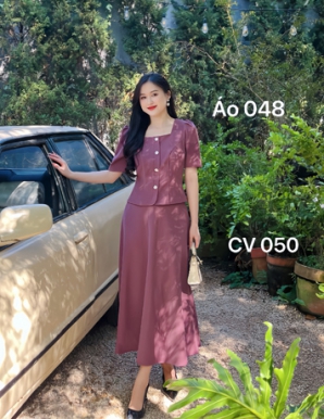 Áo màu Hồng Tím - E048