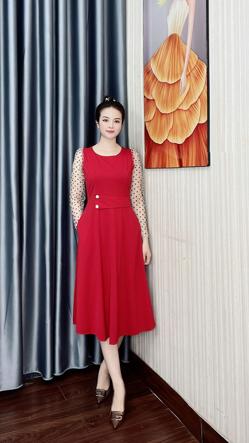 Dam xoe mau do tay luoi eo dinh nut c4720 3