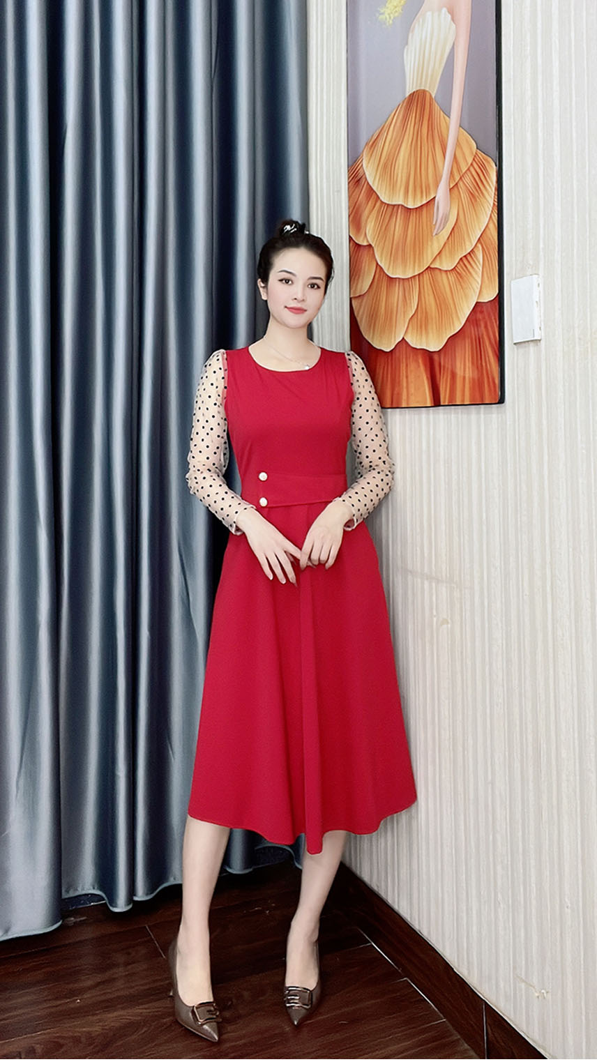 Dam xoe mau do tay luoi eo dinh nut c4720 4