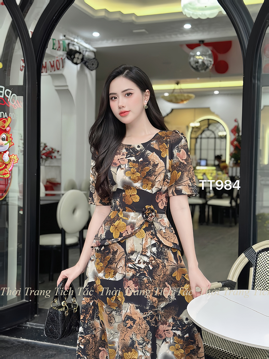 Da m xo e lu a mango eo peplum hoa tiet nau d984 6