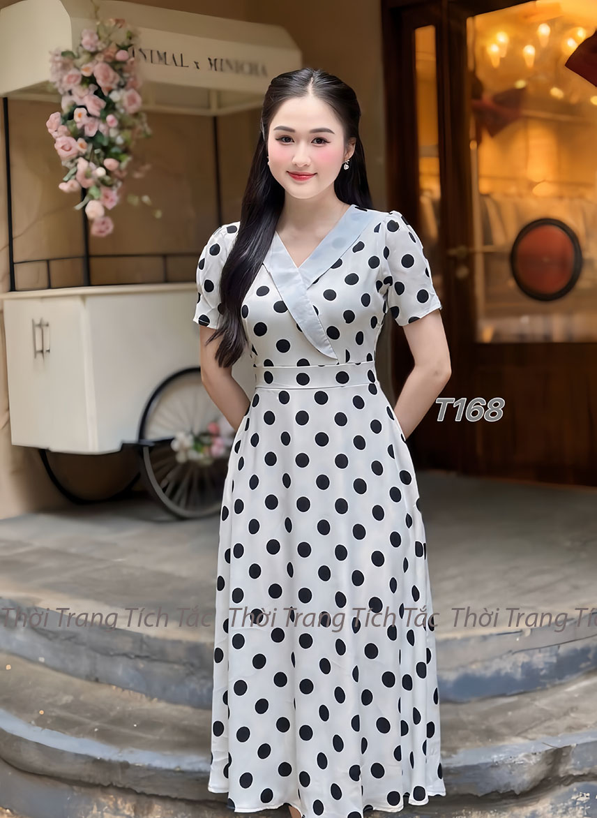 Dam xoe lua mango cham bi phoi co mau trang e168 2