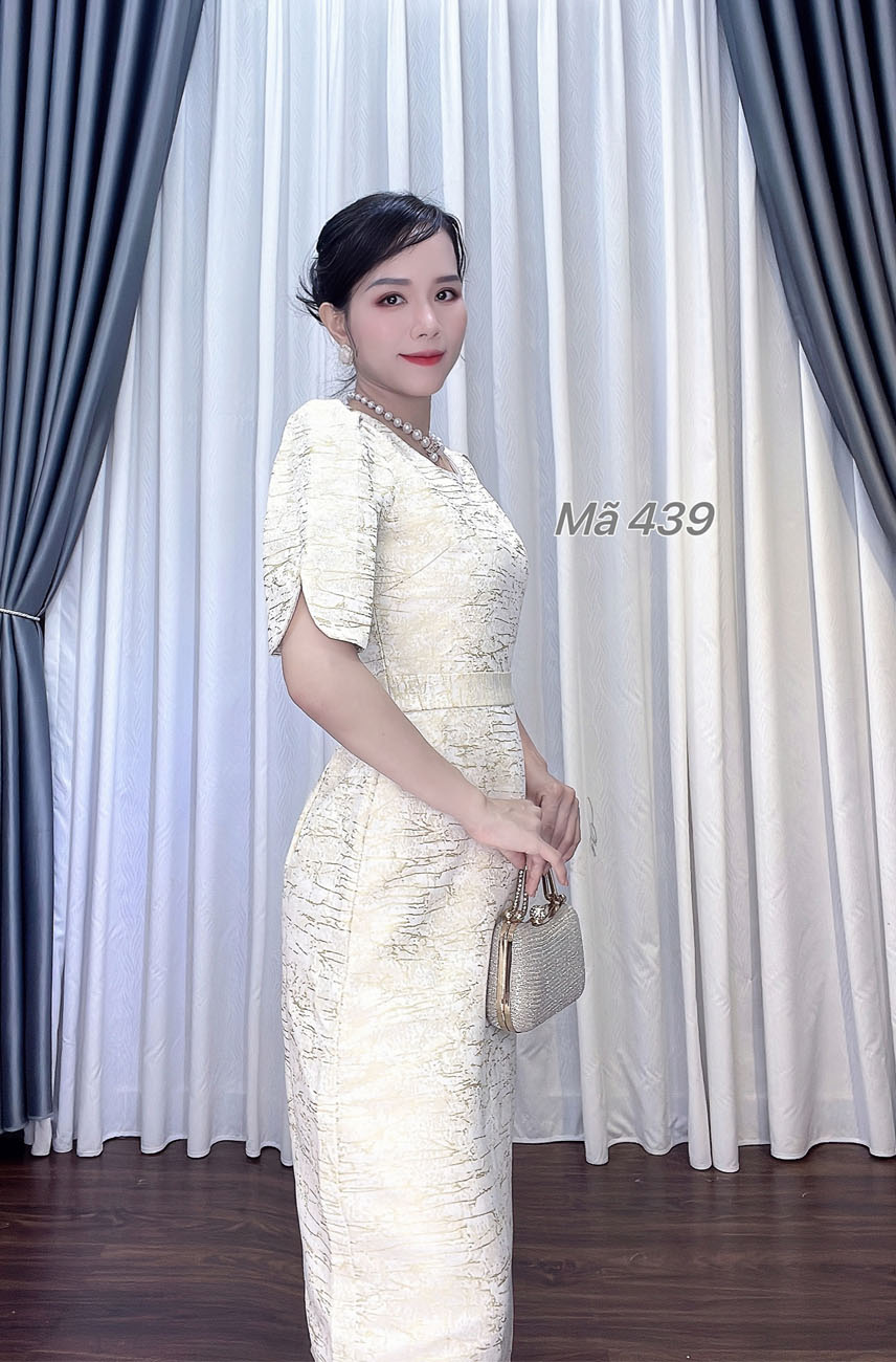 Dam body suong gam tapta van da mau vang e439 5