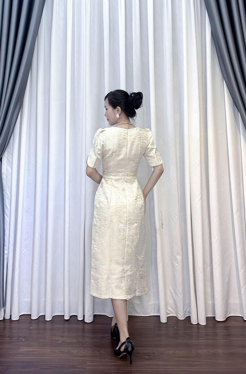 Dam body suong gam tapta van da mau vang e439 6