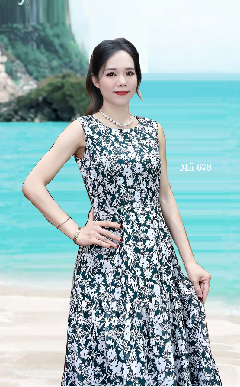 Dam voan tang sat tay nen mau xanh e678 3