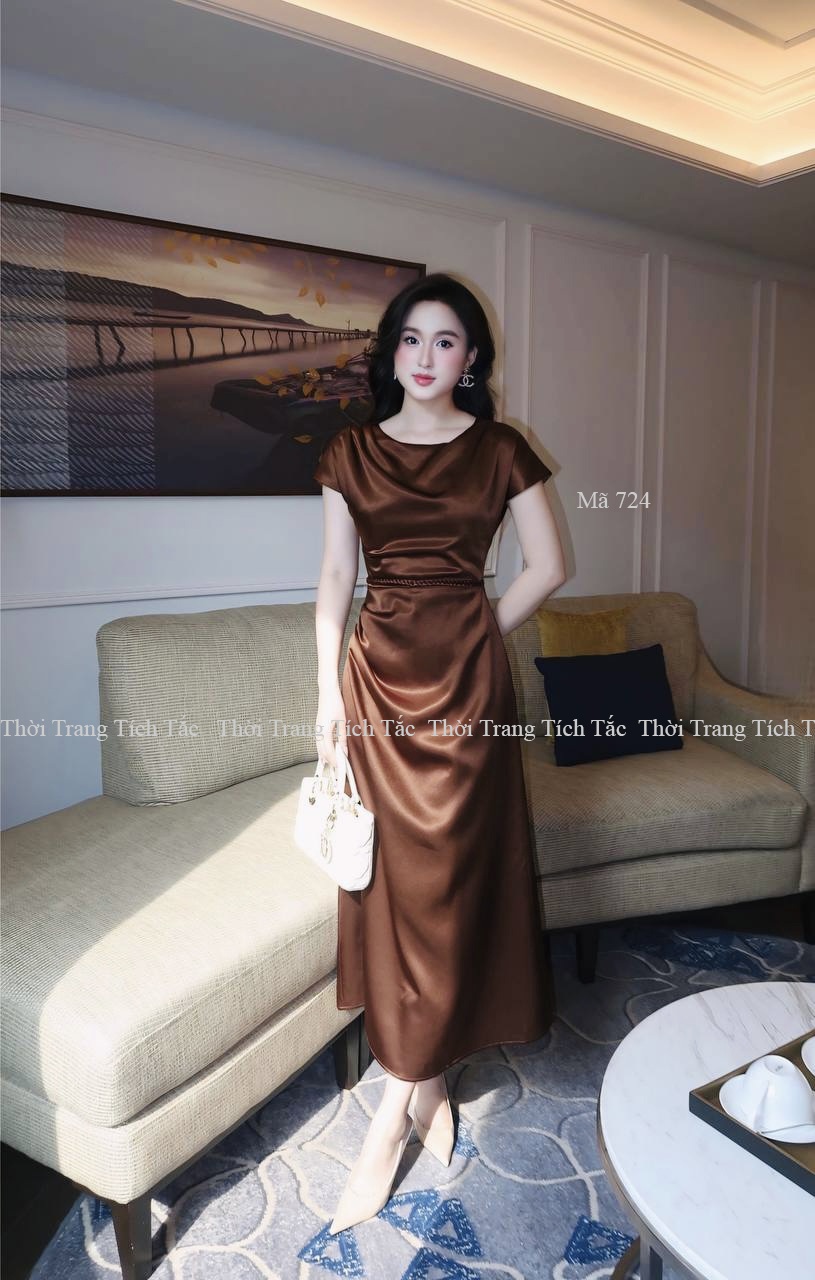 Dam xoe lua eo dinh day that bim mau nau e724 2