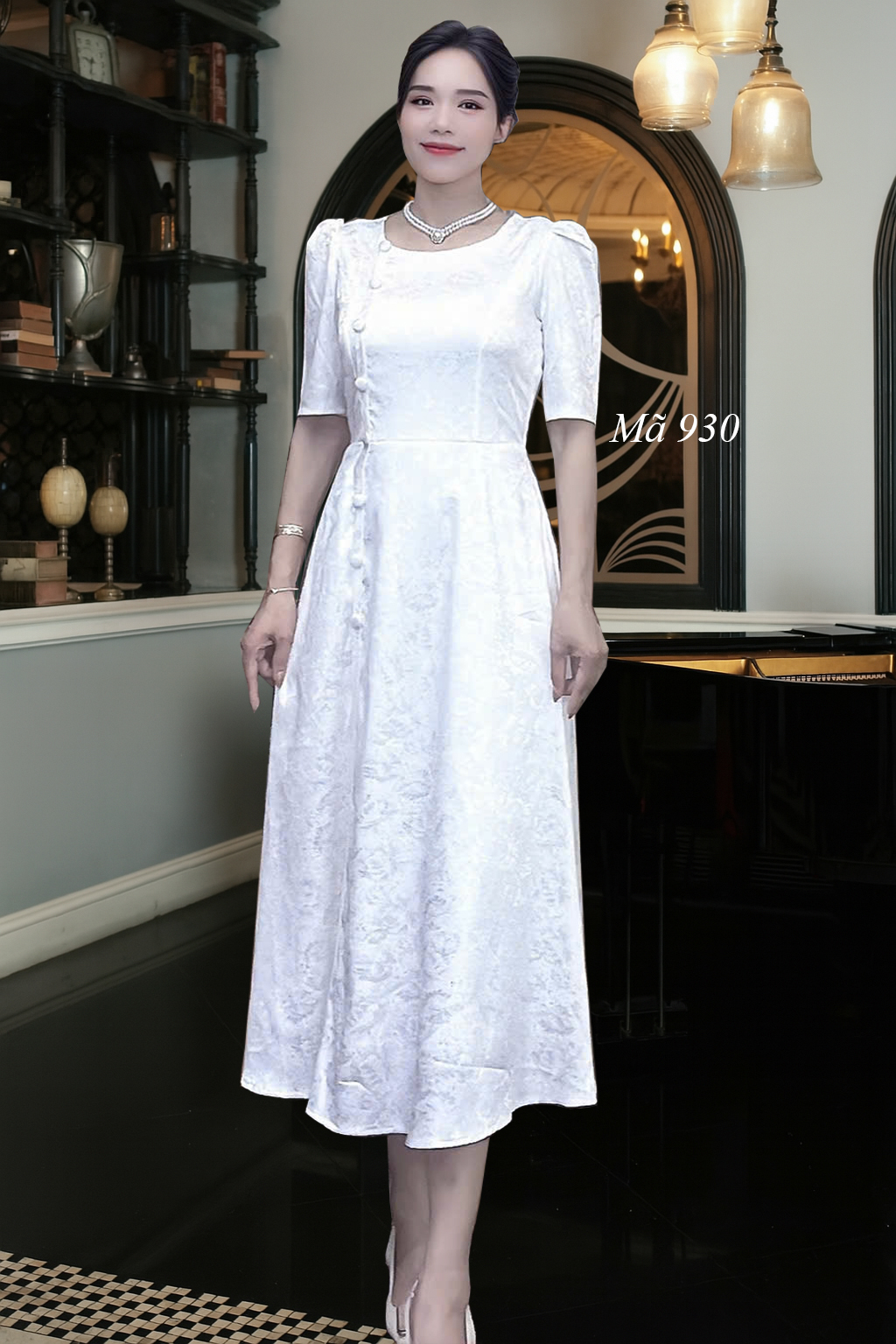 dam-lua-gam-903-mau-trang 1