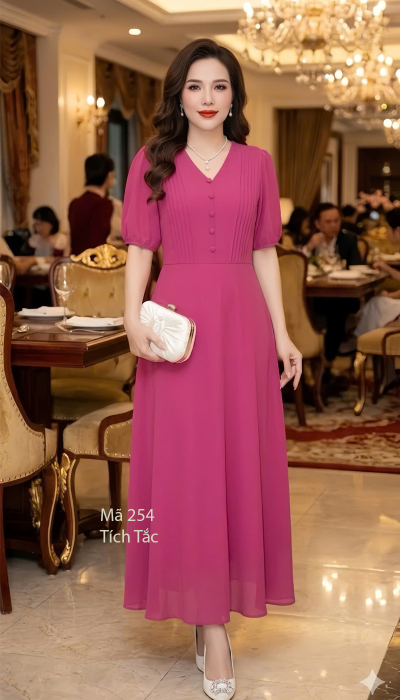 Dam voan xep ly nguc mau hong sen f254 7