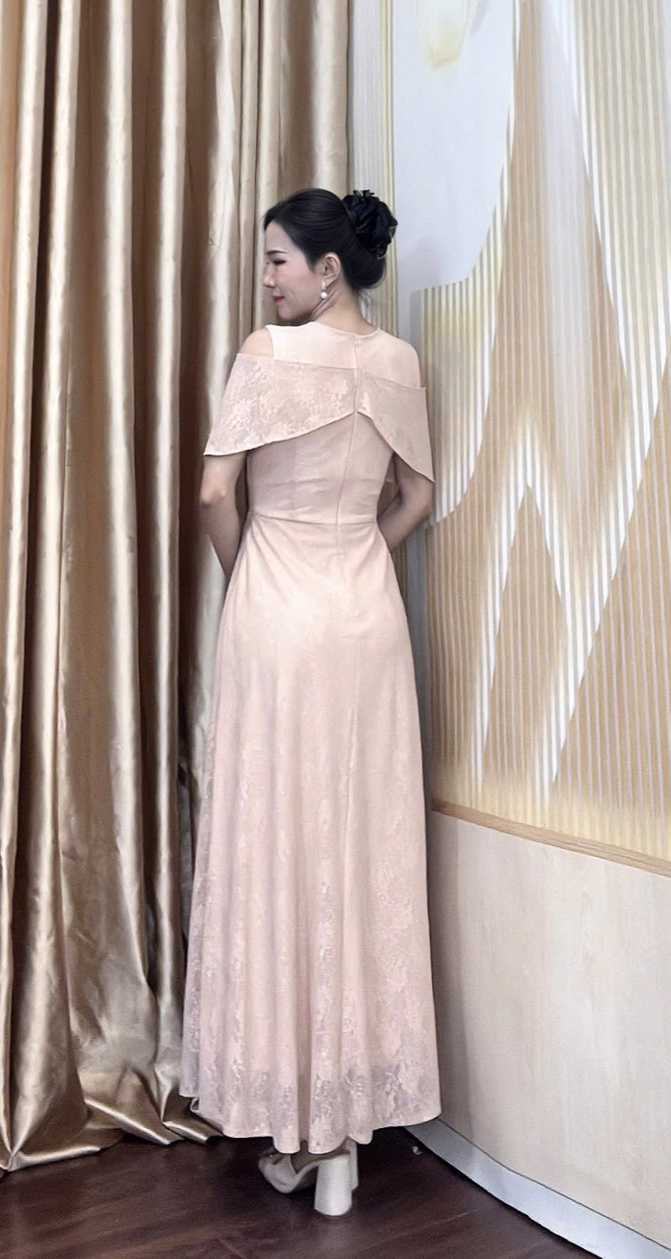 Dam maxi ren cao cap rot vai mau da f018 8