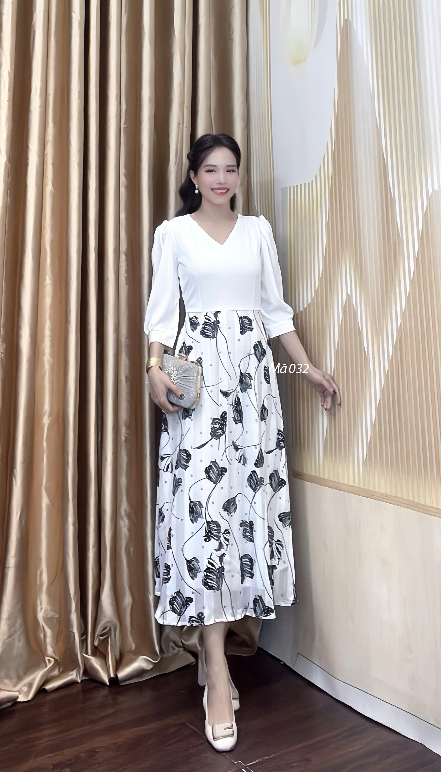 Dam phoi ao den chan vay tam soc f033 2