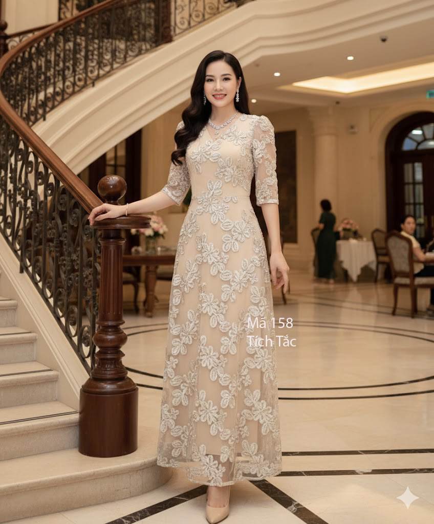 Dam ren luoi theu hoa mau da f158 2