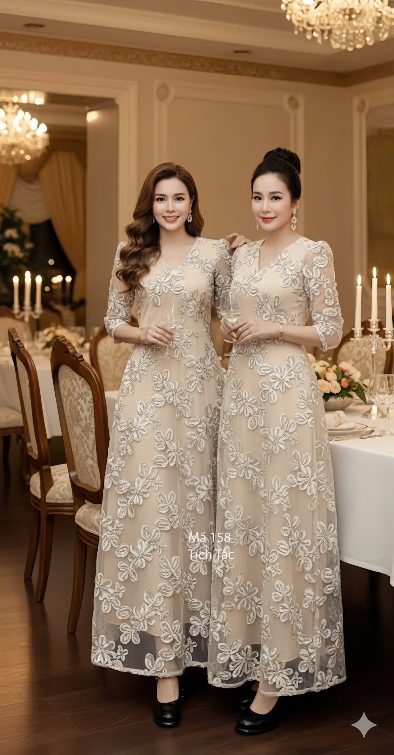 Dam ren luoi theu hoa mau da f158 4