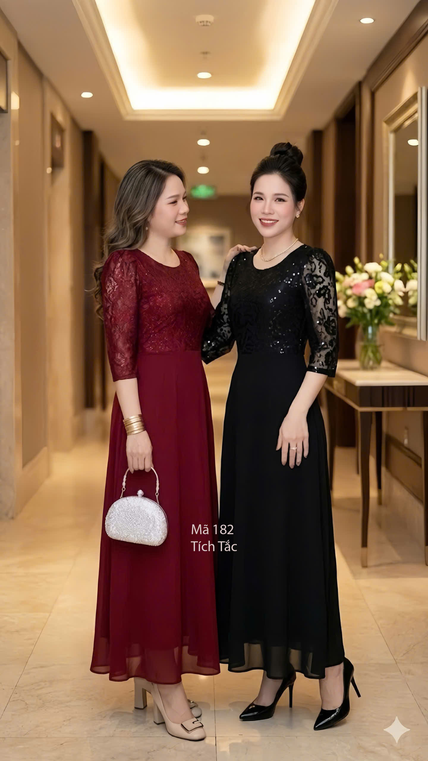 Dam voan phoi ren co tron hat kim sa mau den f181 3