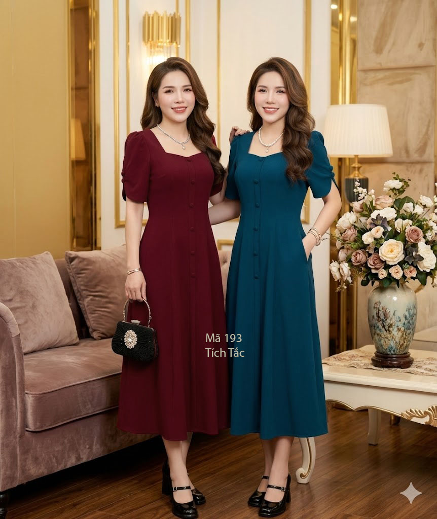 Dam 8 manh thun ha lan mau xanh co vit f193 1