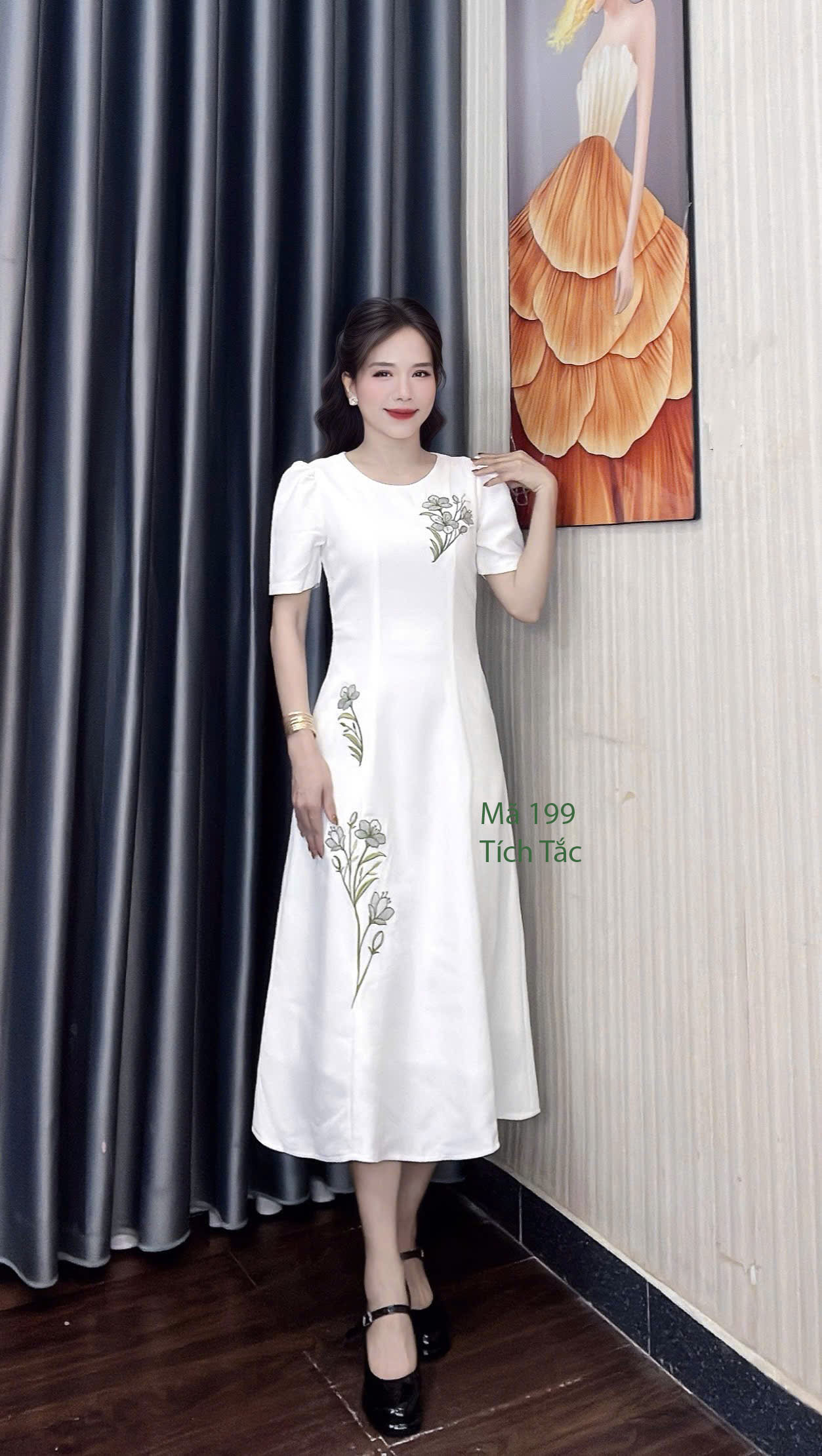 Dam 8 manh mau trang theu hoa f199 3