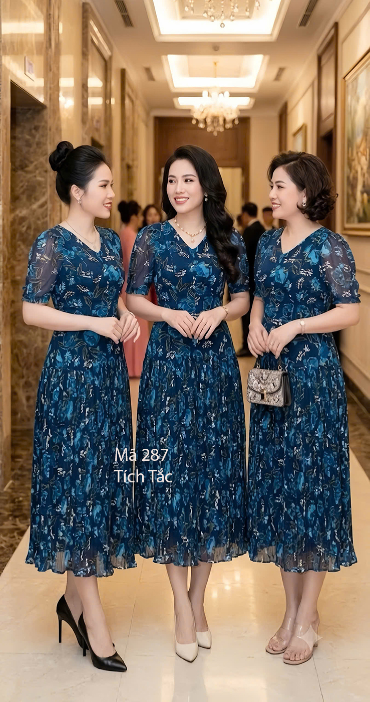 Dam hoa tiet dap ly co tim dinh nut mau xanh den f287 3