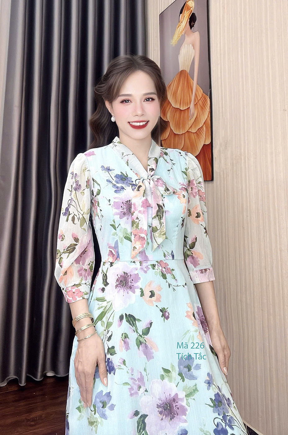 Da m xo e voan bong cot no ma u xanh bien f226 4