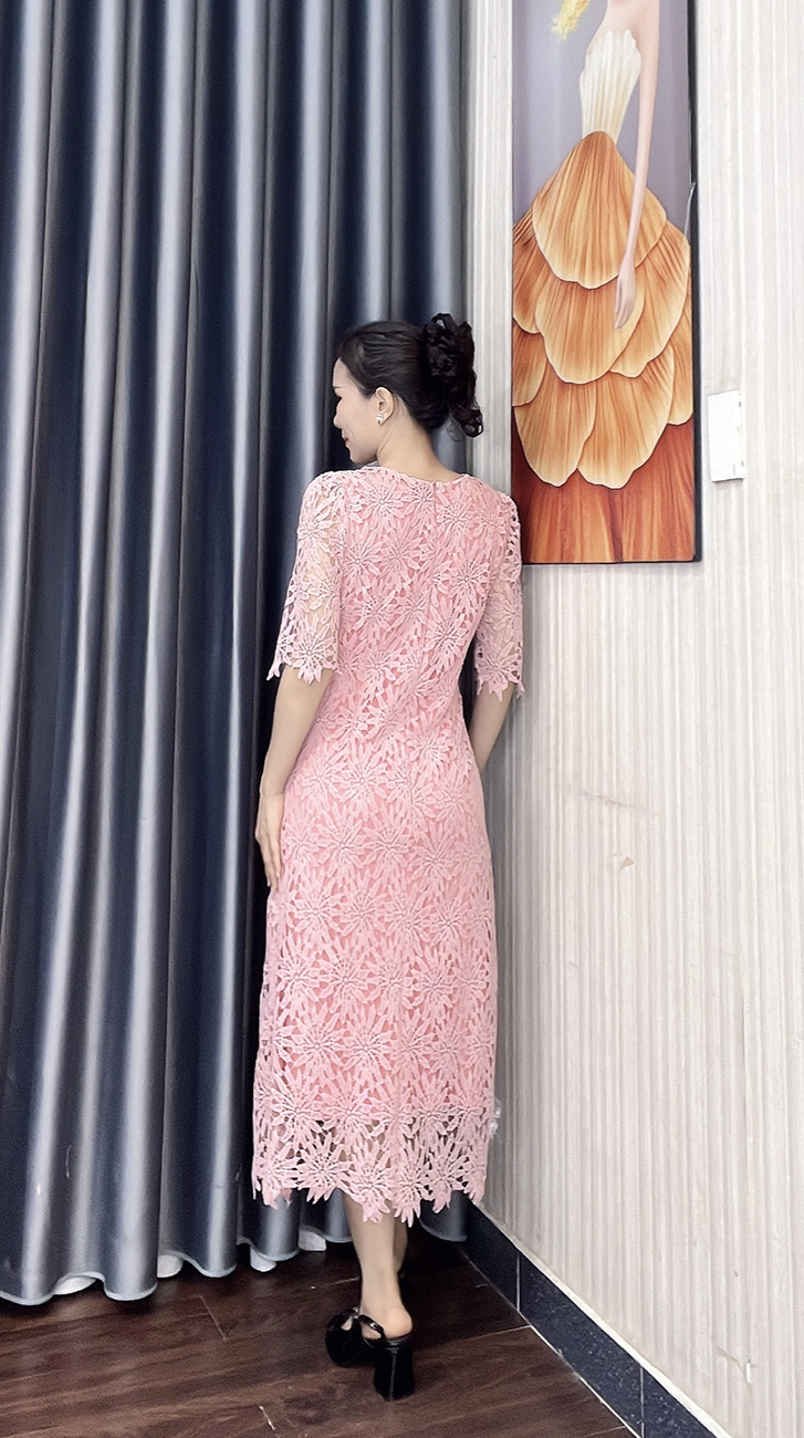 Dam ren xuong co tron mau hong f309 7