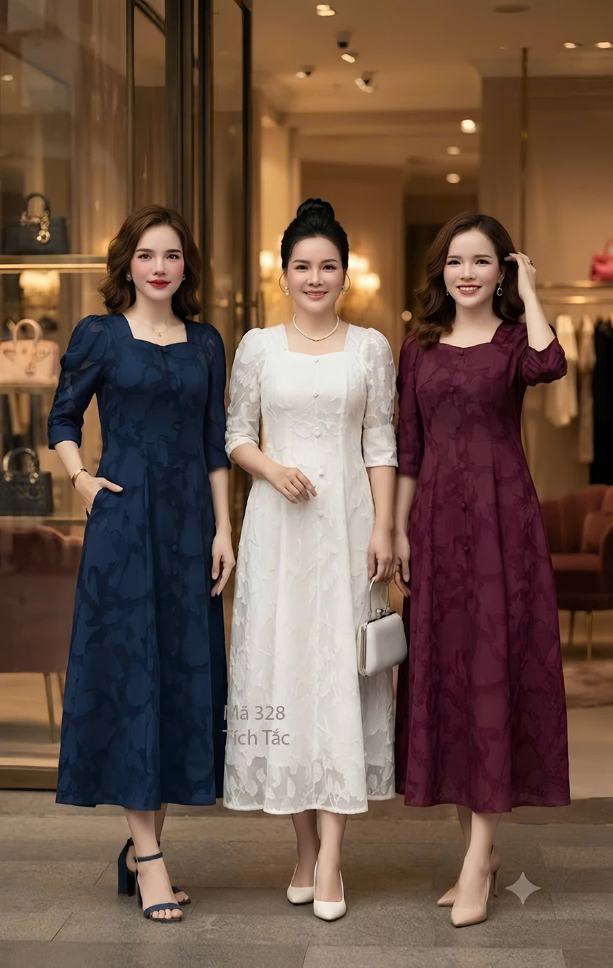 Dam 8 manh voan ep co vuong mau trang f328 7