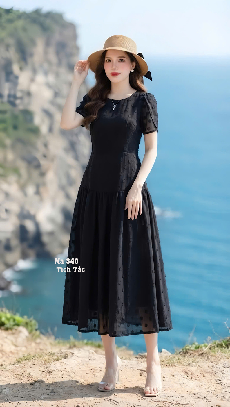 Dam tang bi to theu co tron mau den f340 5