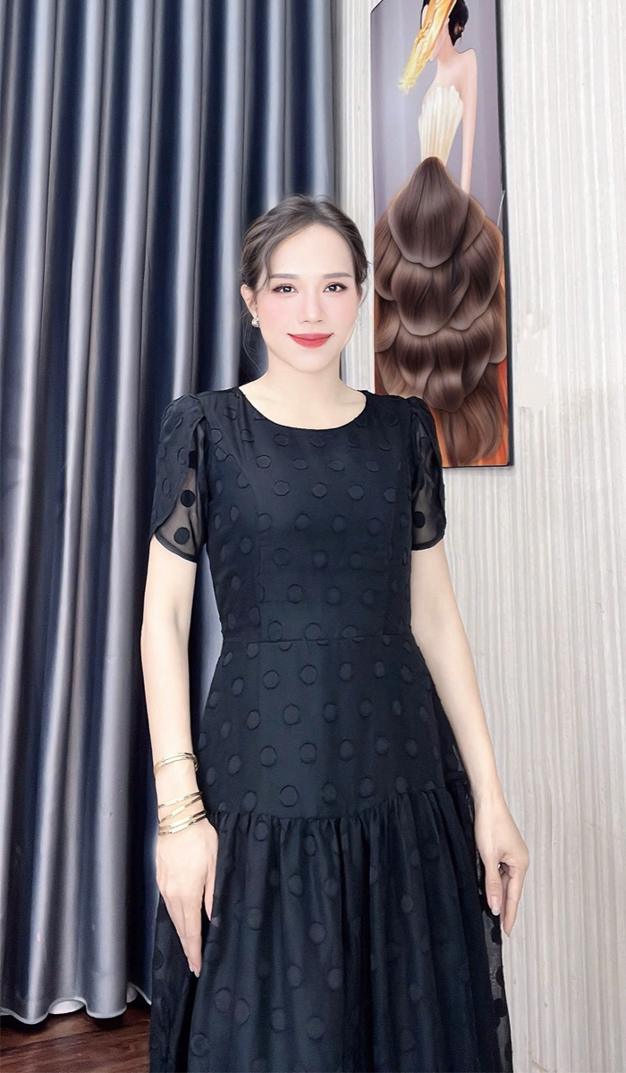 Dam tang bi to theu co tron mau den f340 6