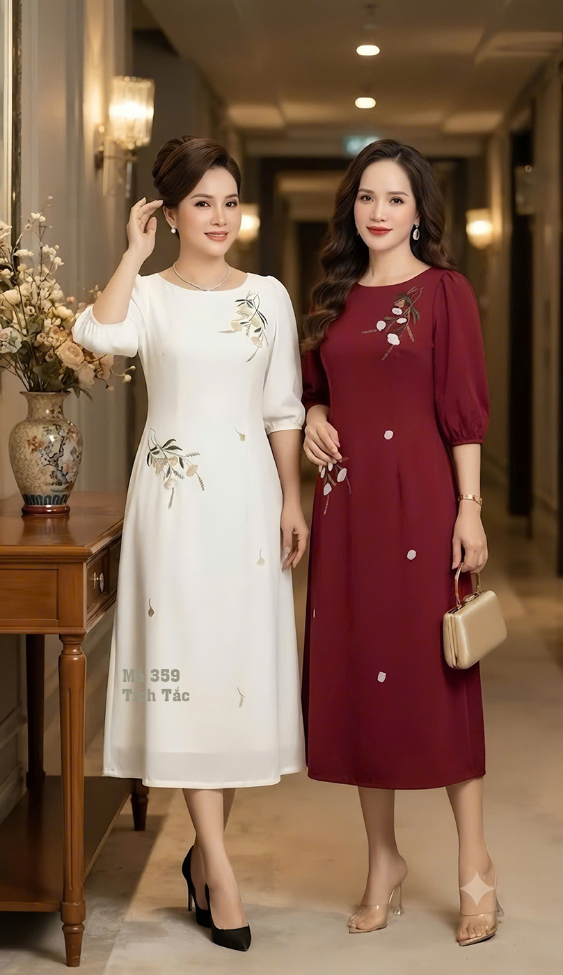 Dam theu bong tay lo mau trang f359 1